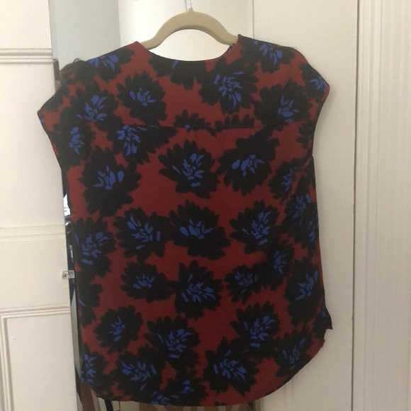 Jcrew floral shirt size 0 - Picture 3 of 4